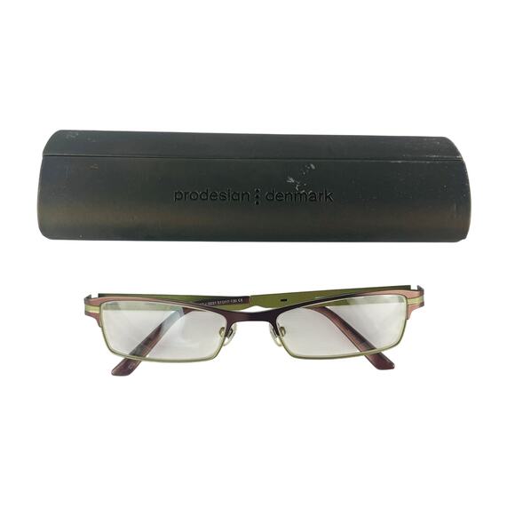 KLiiK Denmark ProDesign Eyeglass Frames Bronze and Green - Picture 1 of 5